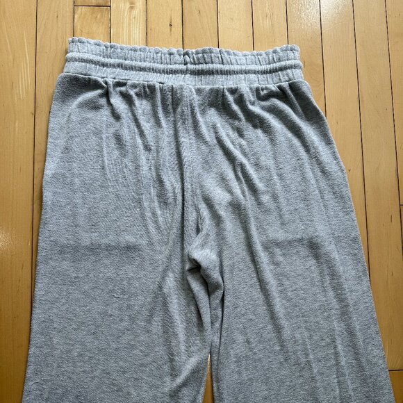 STARS ABOVE Super Soft Wide Leg Drawstring Sweatpants Size Small Grey w pockets - Picture 15 of 15
